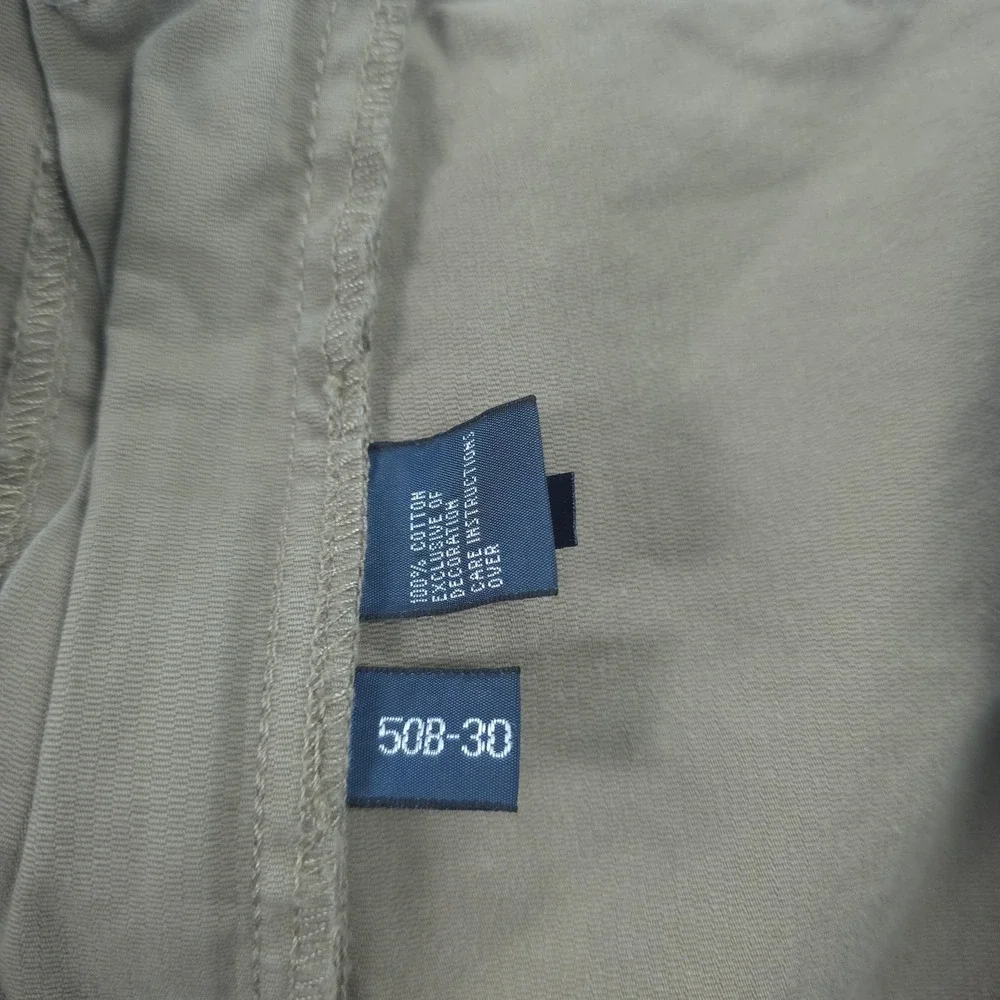 Polo Ralph Lauren Pants Mens 50x30 Beige Chino Straight Leg 5 Pocket Cotton